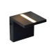 Φωτιστικό Τοίχου Απλίκα SMD LED 4W 3000K Μεταλλικό Μαύρο Ματ Aca L36291BK